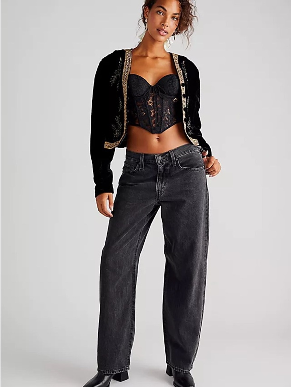 Levi’s baggy dad jeans black
